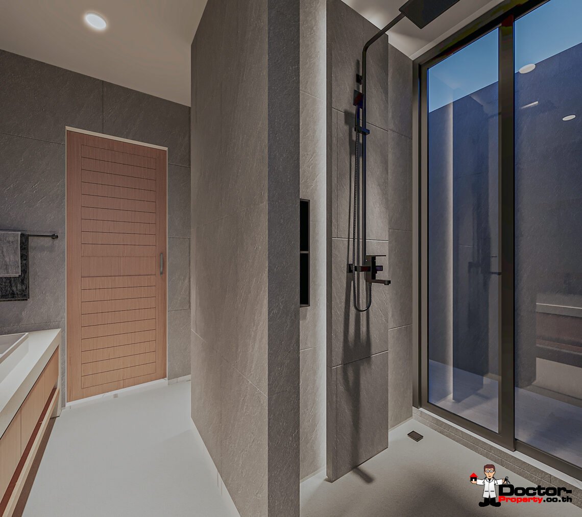 3 Bedroom Pool Villa with Sea View in Chaweng Noi, Koh Samui – For Sale